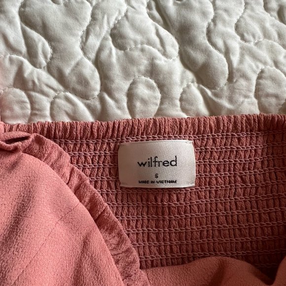 Aritzia Wilfred Heirloom Pink Fable Dress Size 6 *NO LONGER SOLD AT ARITZIA* - Picture 5 of 6
